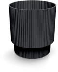 Prosperplast Milly Round virágcserép, 17 cm - szén (DMIN170-446U)