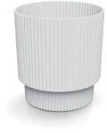 Prosperplast Milly Round virágcserép, 17 cm - fehér (DMIN170-S449)