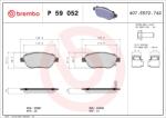 BREMBO Set placute frana BREMBO P 59 052 (P 59 052)