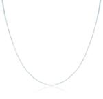SAVICKI Lanț Savicki 0, 9mm: aur alb 585, coadă de vulpe - savicki - 3 090,00 RON