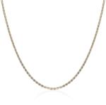 SAVICKI Lanț Savicki 2, 55mm: aur bicolor 585, cu plăcuță - savicki - 7 539,00 RON