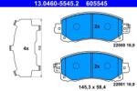ATE Set placute frana ATE 13.0460-5545.2 (13.0460-5545.2)