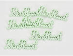  Fa "Isten Hozott" felirat menta 10cm 6db/csomag - papelito