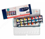  Akvarellfesték készlet, szilkés - Rósa Gallery Classic Türkiz - 21 x 2, 5 ml - fémdobozos