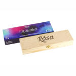 Akvarellfesték készlet, tubusos - Rósa Gallery Classic - 14 x 10 ml - elegáns fadobozban