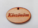 Corolla Táblácska "Köszönöm" 4*2, 5*0, 3cm 1656 (1656C)
