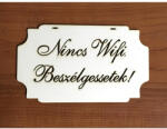  Tábla "Nincs Wifi. . . " - feliratként és tábladíszként