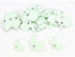  Fa virágmintás nyuszi menta 30db/csomag - papelito