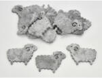  Fa bárány szürke 4x5cm 15db/csomag - papelito