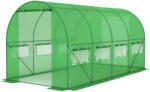 ProCart Solar Gradina 10 mp tip Sera pentru Legume, Dimensiuni 4x2.5x2 m, Folie Verde 140g/mp, Filtru UV4 (G2102)