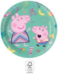  Peppa malac Messy Play papírtányér 8 db-os 20 cm FSC (PNN93488) - oliviashop