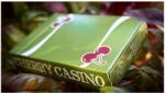 The United States Playing Card Company Cherry Casino kártya - Sahara Green, 1 csomag - csomagolás sérült