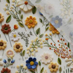 Takoy Lyocell 130g hímzés utánzat világos alapon 6