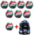 Molten Pachet 8 Mingi Volei Molten V5M2000 + sac transport Molten SPB (8xV5M2000+SPB)