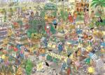 Jumbo - Puzzle Jan van Haasteren: Centrul de grădină - 1 000 piese Puzzle