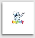 Los Polos Marshmello dab vászonkép