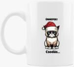 Los Polos Csodás grumpy cat bögre