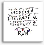 Los Polos Stranger Thing Run vászonkép