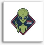 Los Polos Ufo Alien békével jöttem divat vászonkép