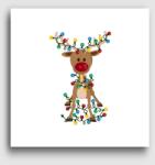 Los Polos Karácsonyi Rénszarvas vászonkép