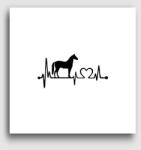 Los Polos Lovas szívhang vászonkép