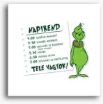 Los Polos Grincs napirend vászonkép