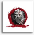 Los Polos God of war kratos face vászonkép