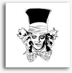 Los Polos Mad Hatter vászonkép