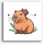 Los Polos Capybara lány vászonkép