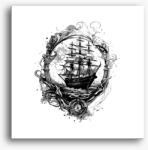 Los Polos Ship Art vászonkép