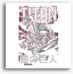 Los Polos Attack On Titan - The Armored Titan vászonkép