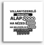Los Polos Villanyszerelő óradíjak munka vászonkép