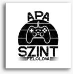 Los Polos Gamer apa szint feloldva apáknak vászonkép