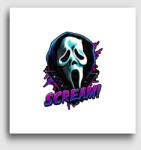 Los Polos Scream maszk vászonkép