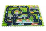 Iplay Salteluta de joaca tip puzzle, City, 12 elemente, iPlay 0121