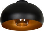 Lucide 30186/38/30 SHARAN mennyezetre szerelhető lámpa D380mm | 1xE27 - fekete, füstüveg