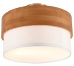 TRIO 611500201 mennyezetre szerelhető lámpa Seasons 2x40W | E14 - fehér, fa