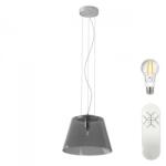 Immax Neo 07054L LED mennyezeti függőlámpa Cono 1x8W | 806lm | 2700K - távirányítás, ZigBee, szabályozható, füstüveg