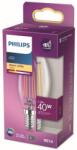 Philips 8718699763077 LED izzó 1x4, 3W | E14 | 470lm | 2700K - melegfehér, átlátszó, EyeComfort