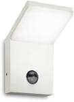 Ideal Lux 269146 LED kültéri fali lámpa mozgásérzékelővel Style 1x9, 5W | 750lm | 3000K | IP54 - fehér