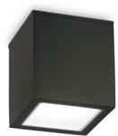 Ideal Lux 251578 mennyezetre szerelhető lámpa Techo small 1x20W | GU10 | IP54 - fekete