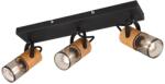 TRIO 804300332 mennyezetre szerelhető spotlámpa Tosh 3x40W | E14 | IP20 - fekete ésbarna