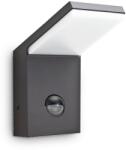 Ideal Lux 246864 LED kültéri fali lámpa mozgásérzékelővel Style 1x9, 5W | 3000K | IP54