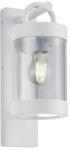 TRIO 204160131 kültéri fali lámpa Sambesi 1x28W | E27 | IP44 - alkonyérzékelő, fehér