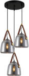 Italux PND-24342-3A-BK-SG LED mennyezeti függőlámpa Solta | 3x40W E27