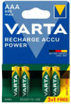 VARTA Rechargeable Accu Baterii Reîncărcabile AAA Ni-MH 800mAh 1.2V 4buc (33390) Baterie reincarcabila