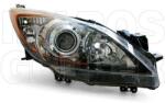 Mazda 3 2009-2011 - Fényszóró H11/HB3 jobb, fekete h. (motoros) DEPO