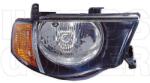 Mitsubishi L200 2005-2010 - FSZ H4 jobb, dupla fülkés, sárga (motoros) DEPO
