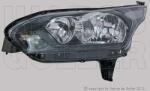 Ford Transit Connect-Tourneo 2013-2018 - FSZ H7/H15 bal+DRL fekete házas (motorral) TYC