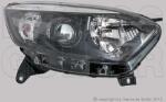 Renault Captur 2013-2016 - Fényszóró H1/H1 jobb fekete h. (motorral)DEPO